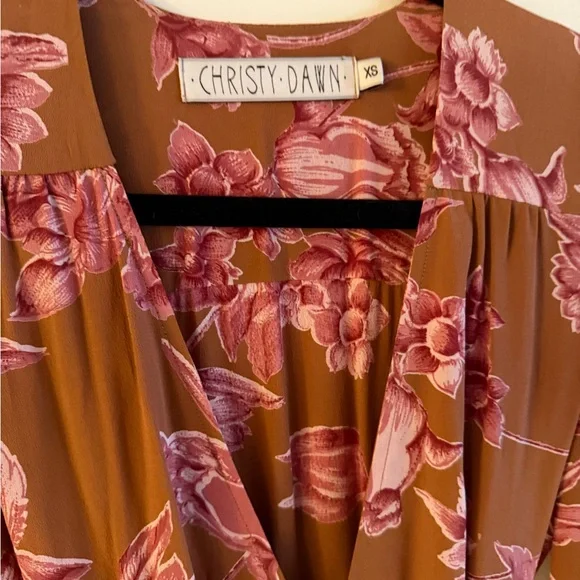 Christy Dawn The Bergen Dress in Crimson Bloom - Picture 9 of 13